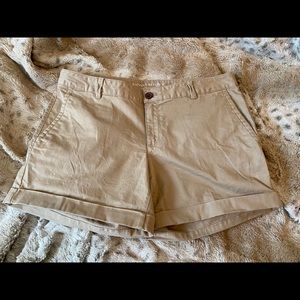 Khaki banana republic shorts size 8